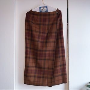 Vintage wrap skirt